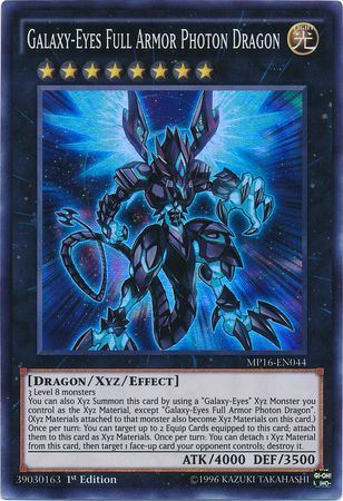mink MP16-EN044 - Galaxy-Eyes Full Armor Photon Dragon - Super Rare