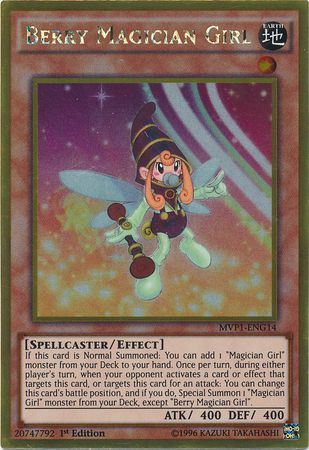 mink MVP1-ENG14 - Berry Magician Girl - Gold Rare