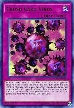 mink LCKC-EN046 - Crush Card Virus (Flame Background) - Ultra Rare