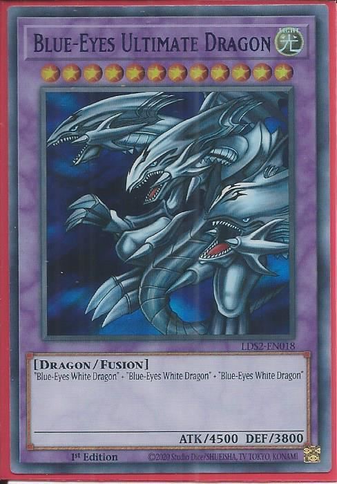 LDS2-EN018P Blue-Eyes Ultimate Dragon – Ultra Rare PURPLE |