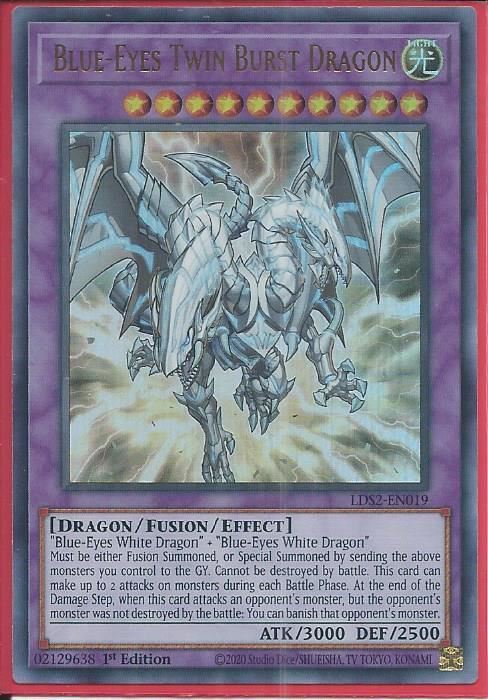 LDS2-EN019 Blue-Eyes Twin Burst Dragon – Ultra Rare |