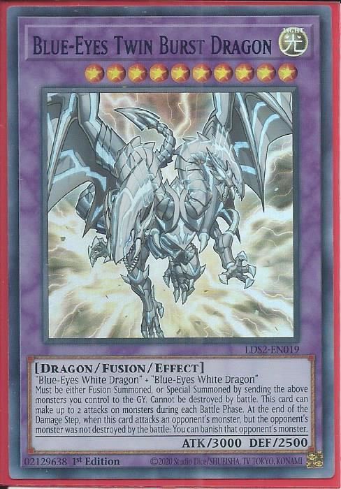 LDS2-EN019P Blue-Eyes Twin Burst Dragon – Ultra Rare PURPLE |