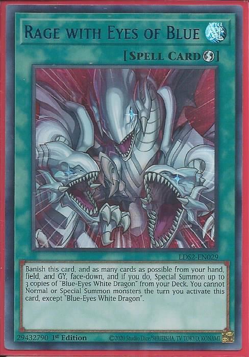 LDS2-EN029B Rage with Eyes of Blue – Ultra Rare BLUE |