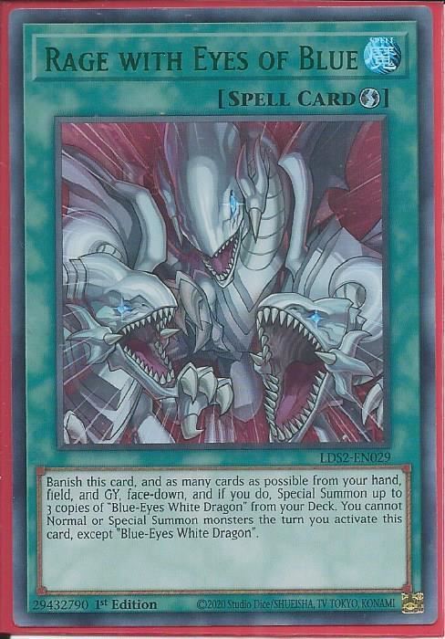 LDS2-EN029G Rage with Eyes of Blue – Ultra Rare GREEN |