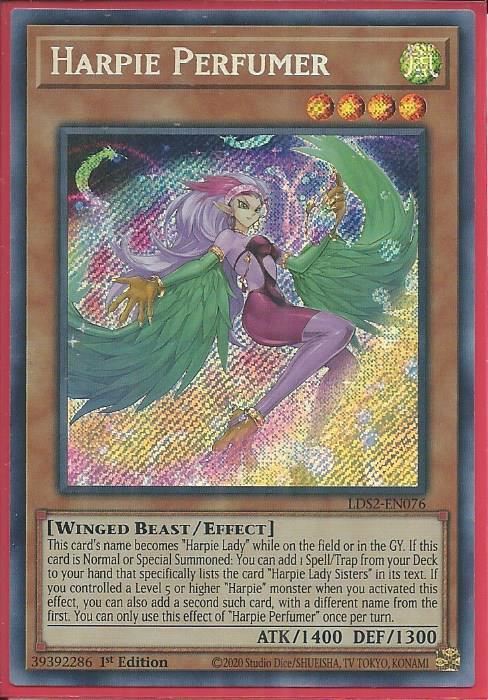 LDS2-EN076 Harpie Perfumer – Secret Rare