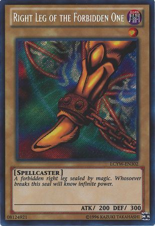 tvni LCYW-EN302 - Right Leg of the Forbidden One - Secret Rare