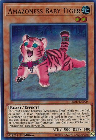 tvni LEDU-EN009 - Amazoness Baby Tiger - Ultra Rare