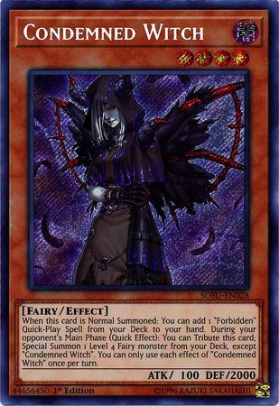 tvni SOFU-EN028 - Condemned Witch - Secret Rare
