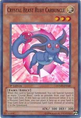 mink RYMP-EN040 - Crystal Beast Ruby Carbuncle - Super Rare