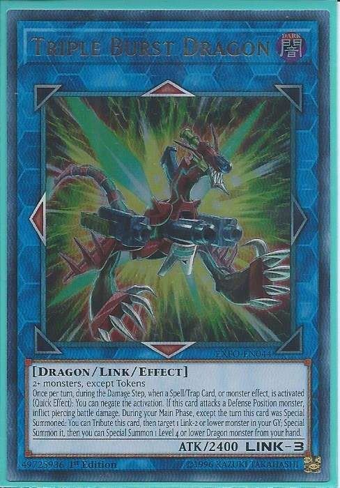 tvni EXFO-EN044 Triple Burst Dragon – Ultra Rare
