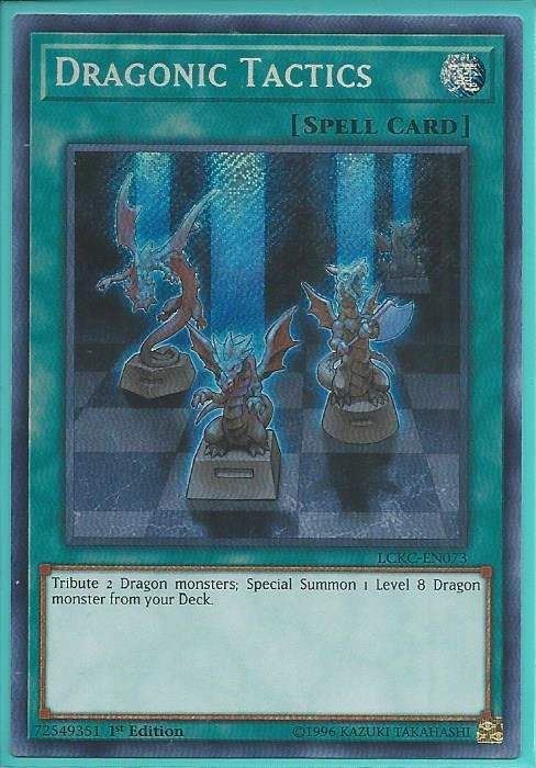 tvni LCKC-EN073 Dragonic Tactics – Secret Rare