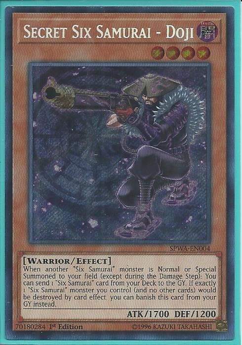 tvni SPWA-EN004 Secret Six Samurai – Doji – Secret Rare