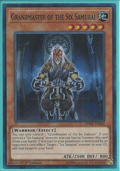 tvni SPWA-EN009 Grandmaster of the Six Samurai – Super Rare