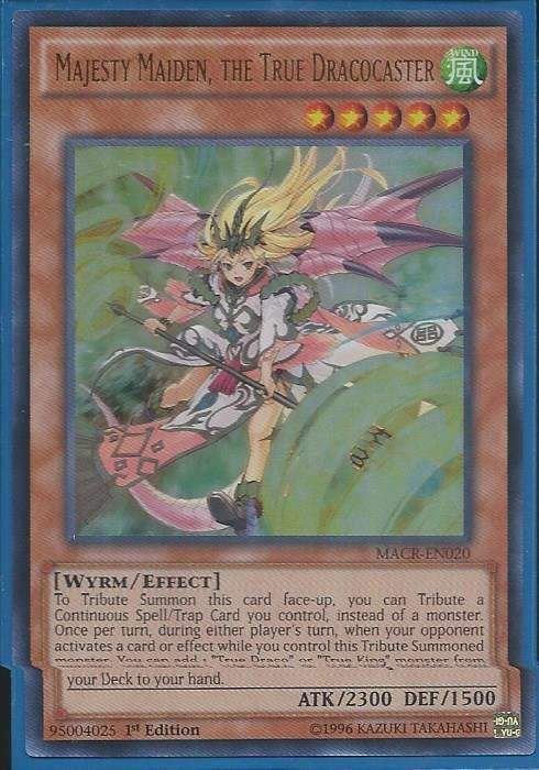 tvni MACR-EN020 Majesty Maiden, the True Dracocaster - Ultra Rare