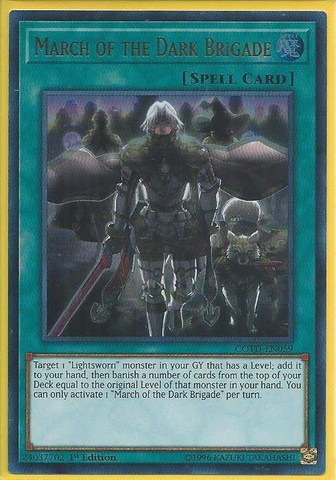 tvni COTD-EN059 March Of The Dark Brigade - Ultra Rare