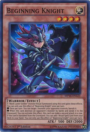 2tvni MP16-EN123 - Beginning Knight - Super Rare