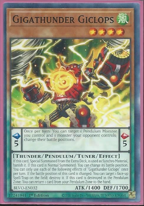 BLVO-EN032 Gigathunder Giclops – Common