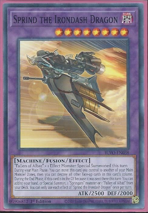 BLVO-EN038 Sprind the Irondash Dragon – Common