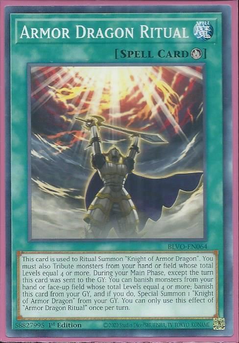 BLVO-EN064 Armor Dragon Ritual – Common