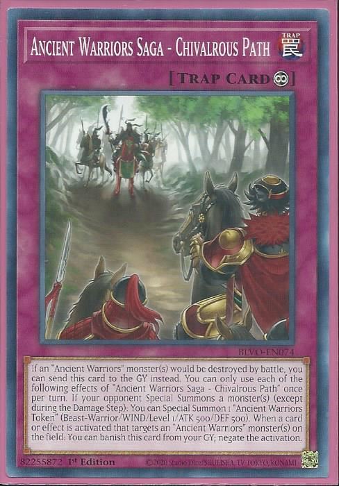 BLVO-EN074 Ancient Warriors Saga – Chivalrous Path – Common