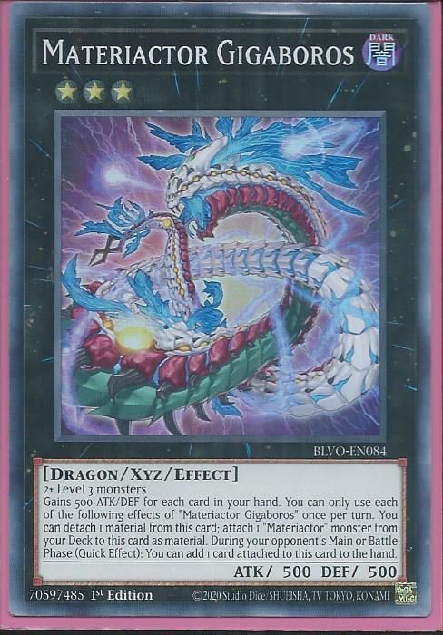 BLVO-EN084 Materiactor Gigaboros – Super Rare