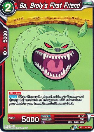 BT11-019 C - Ba, Broly's First Friend - Common