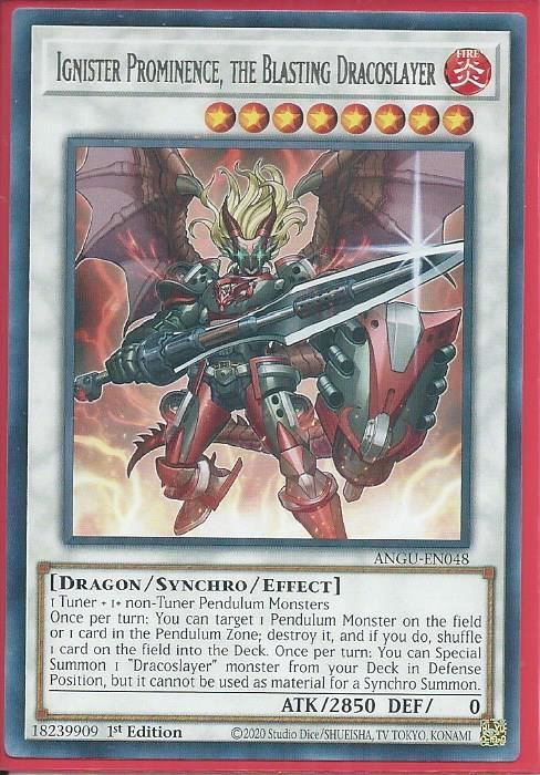 ANGU-EN048 Ignister Prominence, the Blasting Dracoslayer – Rare