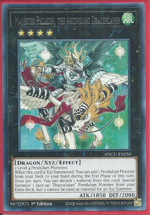 ANGU-EN050 Majester Paladin, the Ascending Dracoslayer – Rare