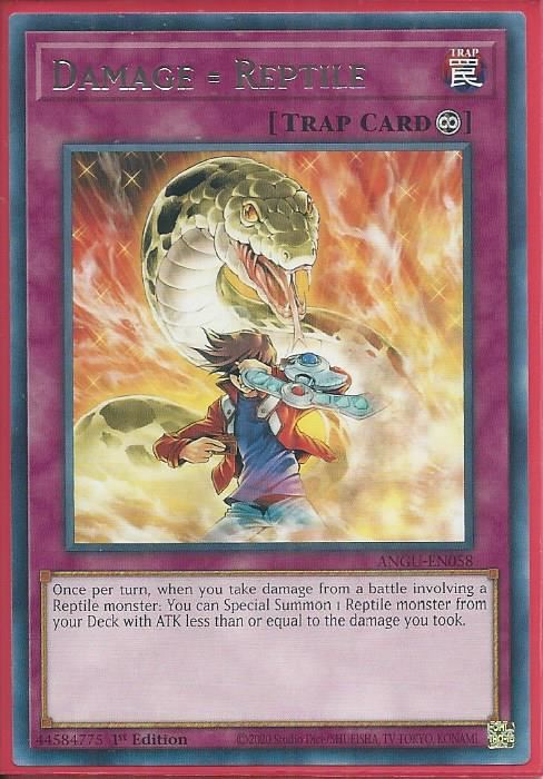 ANGU-EN058 Damage = Reptile – Rare
