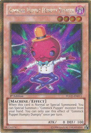 PGLD-EN011 - Gimmick Puppet Humpty Dumpty - Gold Secret Rare