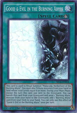 SECE-ENS14 -Good & Evil in the Burning Abyss - Super Rare