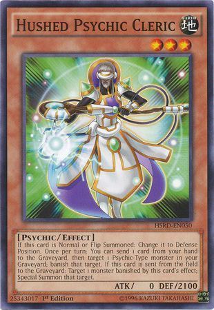 HSRD-EN050 - Hushed Psychic Cleric - Common