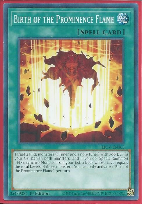 LIOV-EN063 Birth of the Prominence Flame – Common