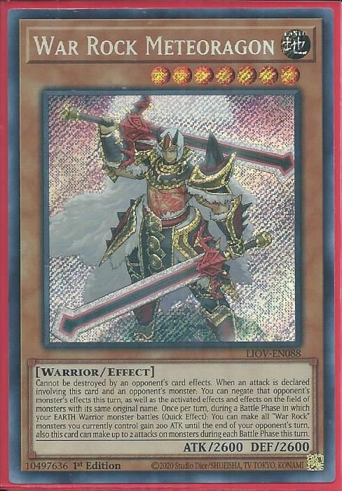 LIOV-EN088 War Rock Meteoragon – Secret Rare