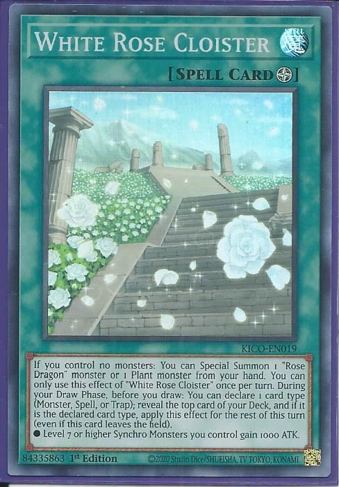 KICO-EN019 White Rose Cloister – Super Rare