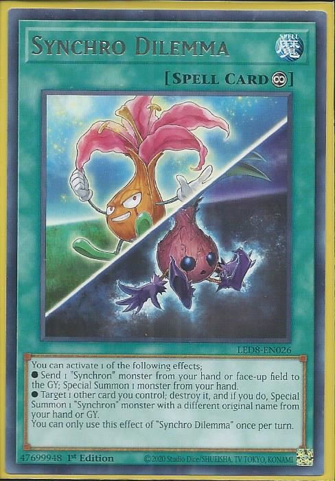 LED8-EN026 Synchro Dilemma – Rare