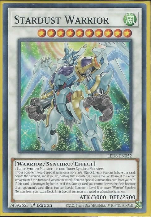 LED8-EN052 Stardust Warrior – Common