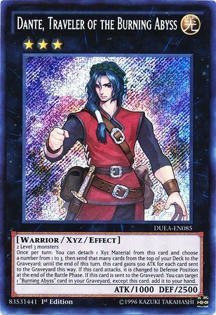 kduys DUEA-EN085 - Dante, Traveler of the Burning Abyss - Secret Rare