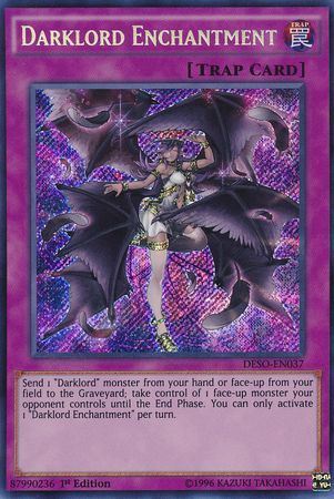 kduys DESO-EN037 - Darklord Enchantment - Secret Rare