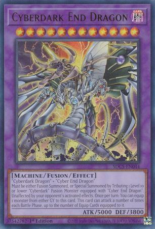 SDCS-EN044 - Cyberdark End Dragon - Ultra Rare - Misprint