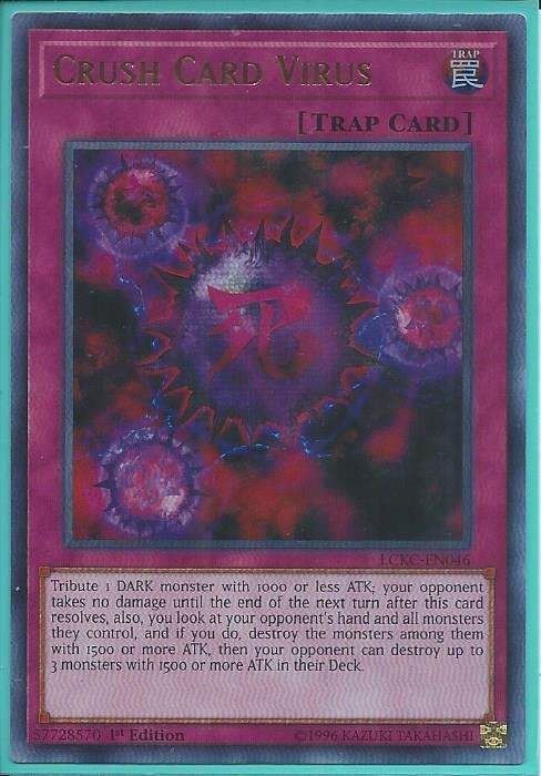 2tvni LCKC-EN046 Crush Card Virus – Ultra Rare (Art mới)