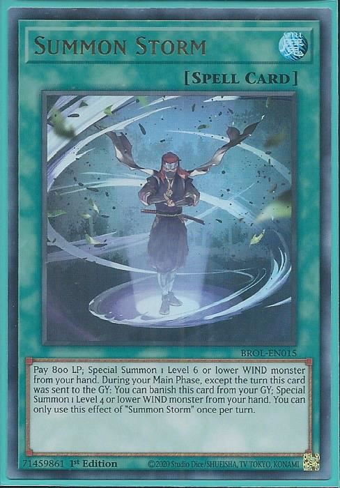 BROL-EN015 Summon Storm – Ultra Rare