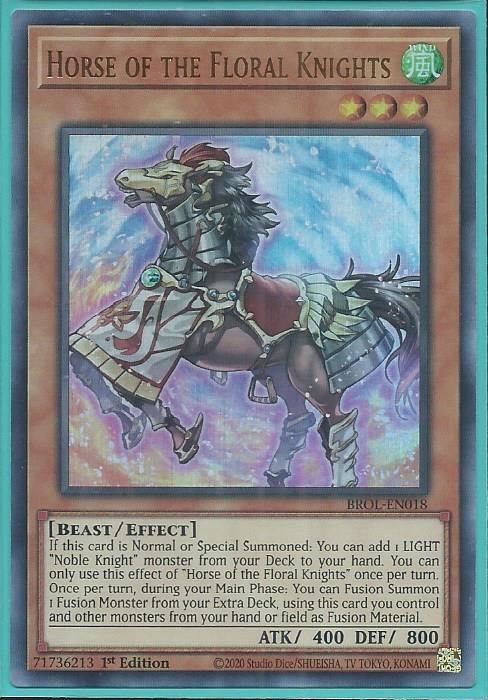 BROL-EN018 Horse of the Floral Knights – Ultra Rare