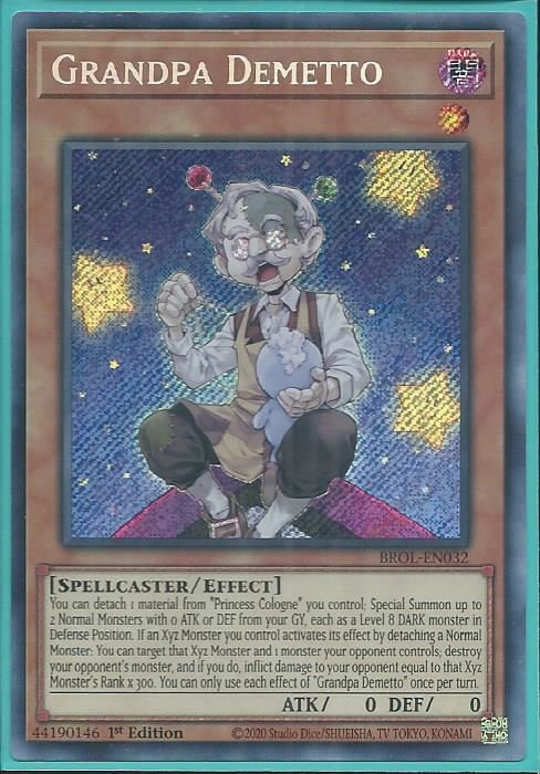 BROL-EN032 Grandpa Demetto – Secret Rare