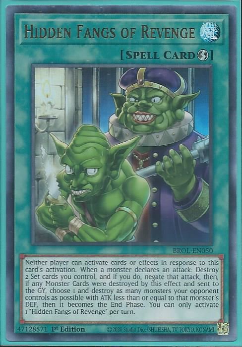 BROL-EN050 Hidden Fangs of Revenge – Ultra Rare