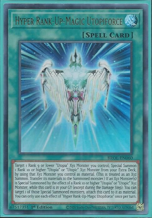 BROL-EN060 Hyper Rank-Up-Magic Utopiforce – Ultra Rare