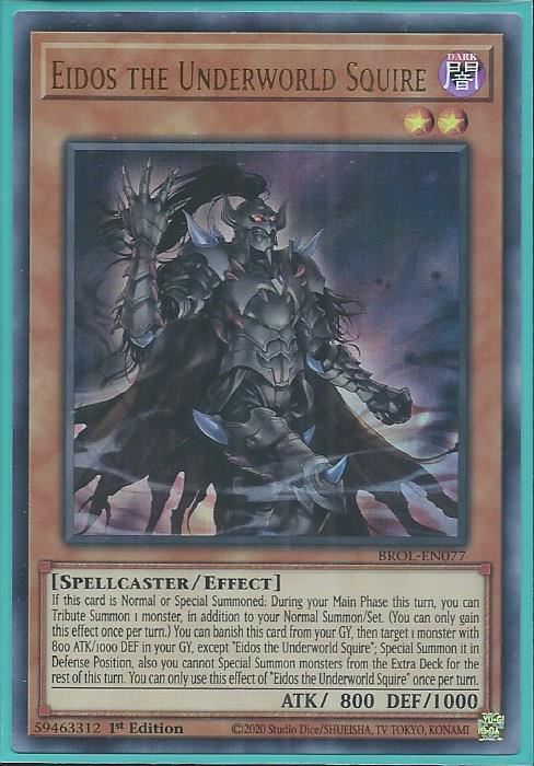 BROL-EN077 Eidos the Underworld Squire – Ultra Rare