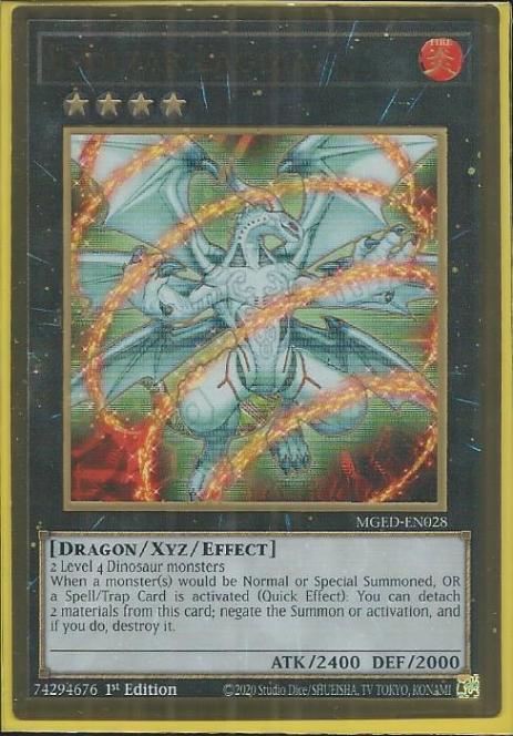 MGED-EN028 Evolzar Laggia – Premium Gold Rare |