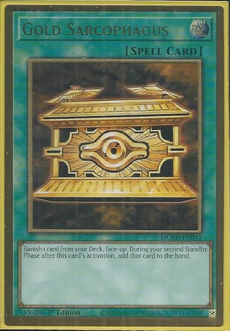 MGED-EN041 Gold Sarcophagus – Premium Gold Rare|