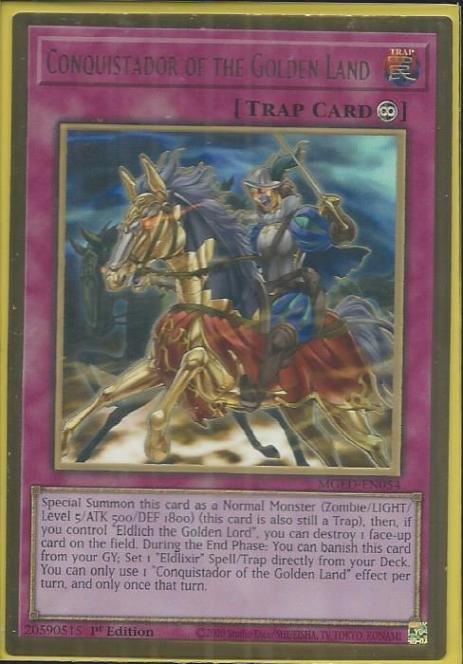 MGED-EN054 Conquistador of the Golden Land – Premium Gold Rare